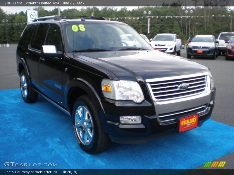 Black / Black 2008 Ford Explorer Limited 4x4