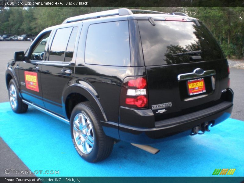 Black / Black 2008 Ford Explorer Limited 4x4