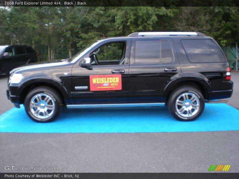 Black / Black 2008 Ford Explorer Limited 4x4