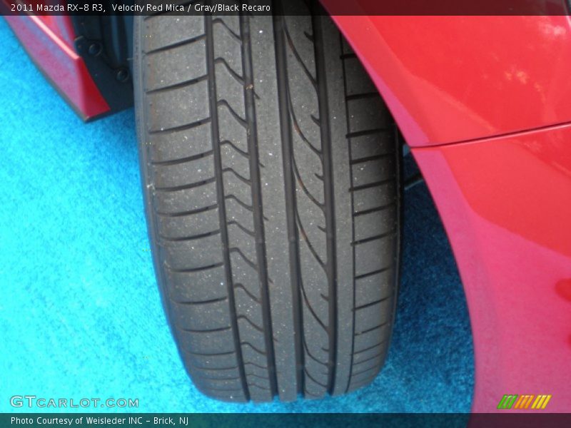 Velocity Red Mica / Gray/Black Recaro 2011 Mazda RX-8 R3