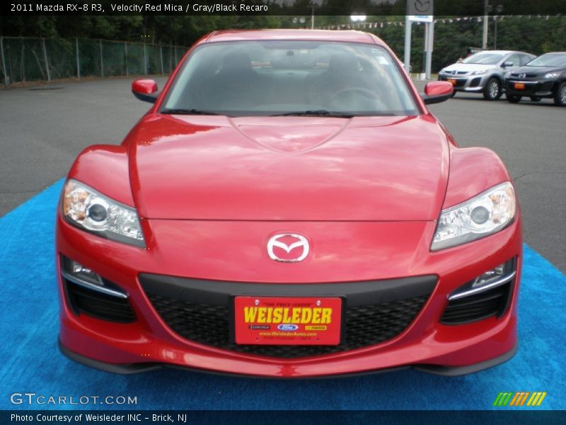 Velocity Red Mica / Gray/Black Recaro 2011 Mazda RX-8 R3