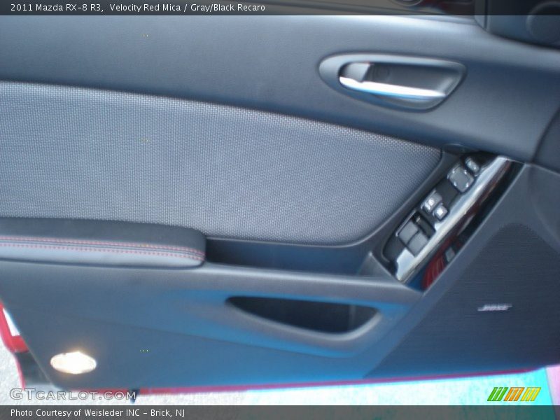 Velocity Red Mica / Gray/Black Recaro 2011 Mazda RX-8 R3