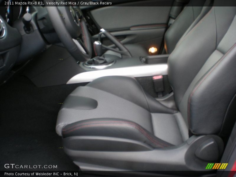 Velocity Red Mica / Gray/Black Recaro 2011 Mazda RX-8 R3
