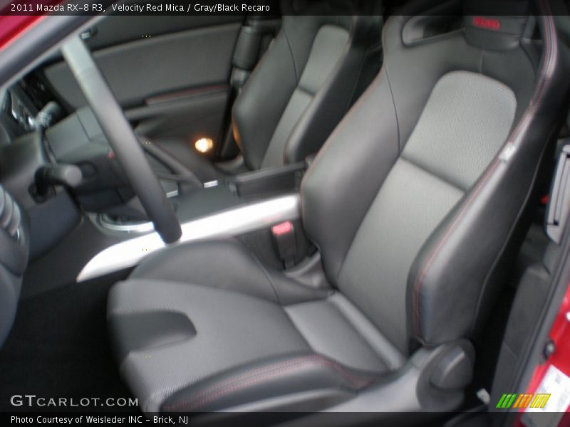 Velocity Red Mica / Gray/Black Recaro 2011 Mazda RX-8 R3