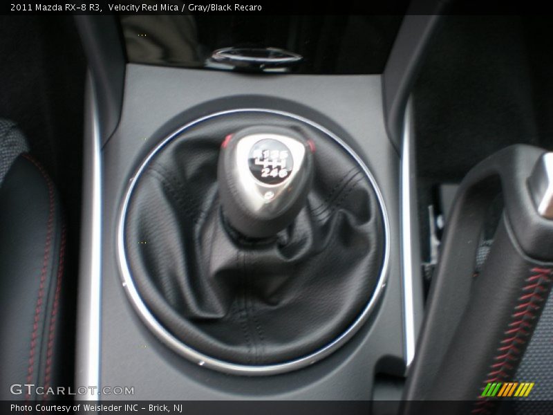 Velocity Red Mica / Gray/Black Recaro 2011 Mazda RX-8 R3