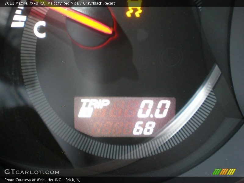 Velocity Red Mica / Gray/Black Recaro 2011 Mazda RX-8 R3