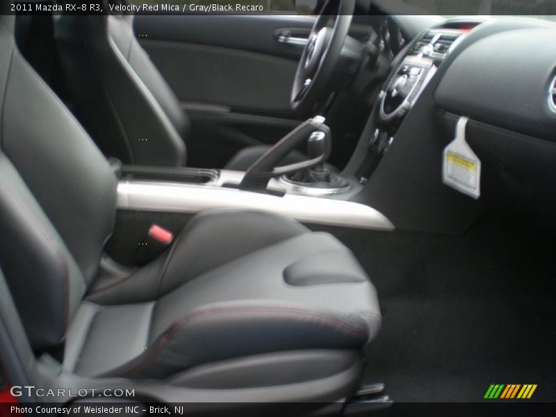 Velocity Red Mica / Gray/Black Recaro 2011 Mazda RX-8 R3