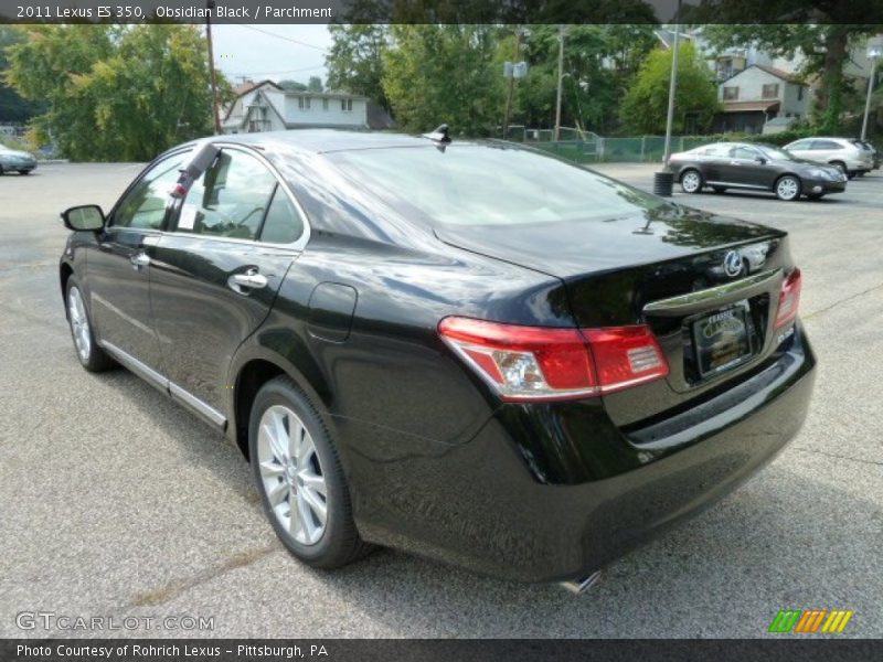 Obsidian Black / Parchment 2011 Lexus ES 350