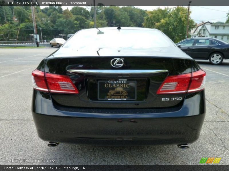 Obsidian Black / Parchment 2011 Lexus ES 350