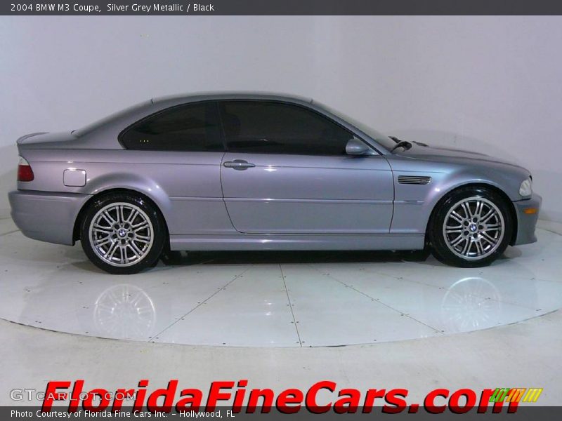 Silver Grey Metallic / Black 2004 BMW M3 Coupe