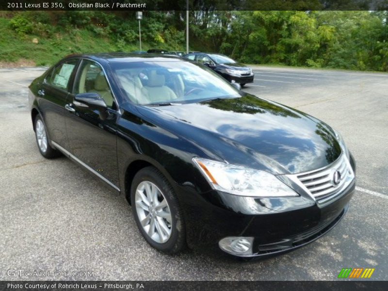 Obsidian Black / Parchment 2011 Lexus ES 350