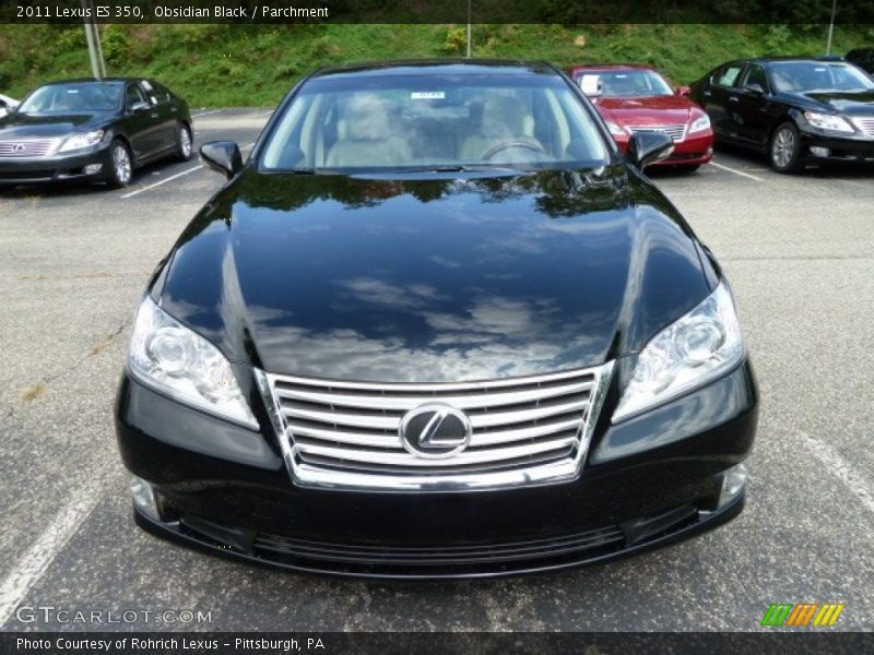 Obsidian Black / Parchment 2011 Lexus ES 350