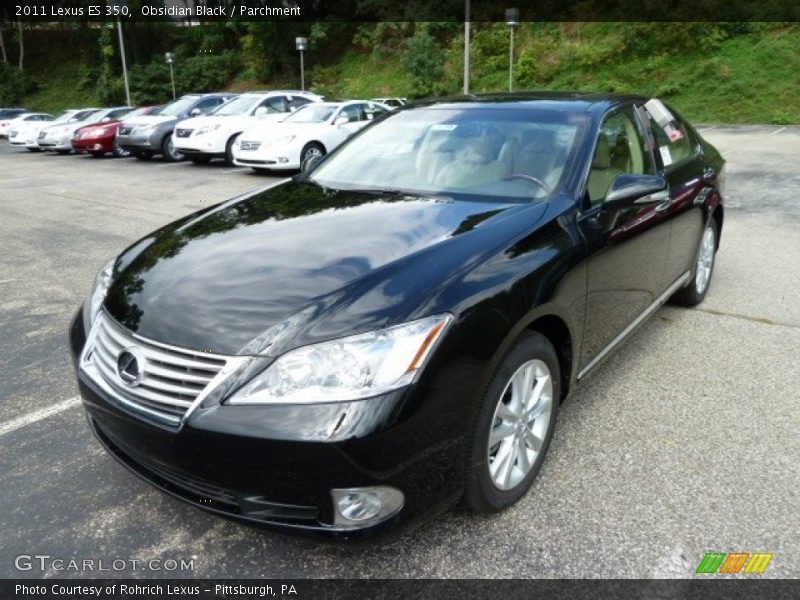 Obsidian Black / Parchment 2011 Lexus ES 350