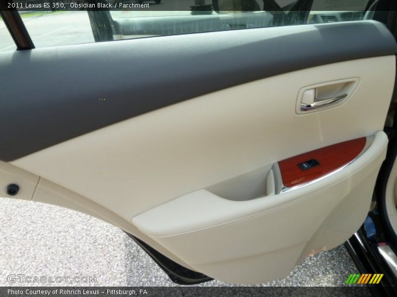 Obsidian Black / Parchment 2011 Lexus ES 350