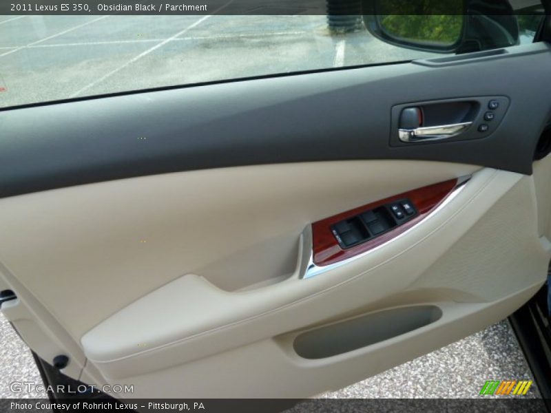 Obsidian Black / Parchment 2011 Lexus ES 350