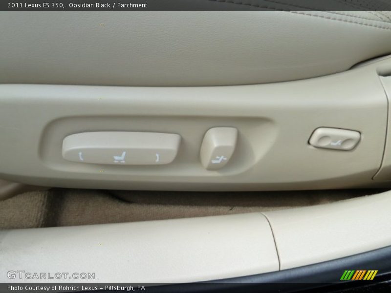 Obsidian Black / Parchment 2011 Lexus ES 350