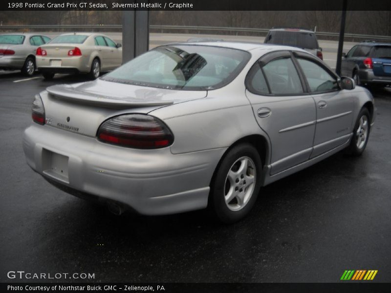 Silvermist Metallic / Graphite 1998 Pontiac Grand Prix GT Sedan