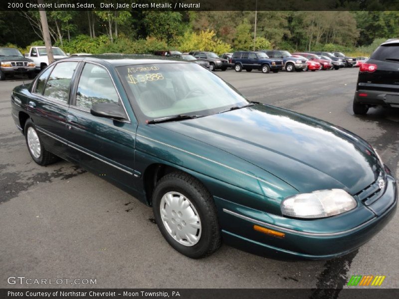 Dark Jade Green Metallic / Neutral 2000 Chevrolet Lumina Sedan