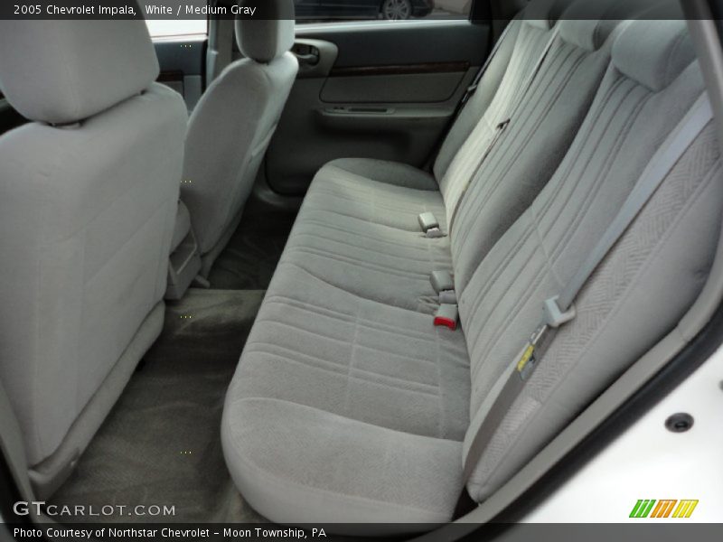 White / Medium Gray 2005 Chevrolet Impala