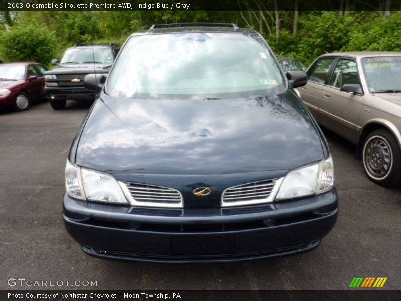 Indigo Blue / Gray 2003 Oldsmobile Silhouette Premiere AWD