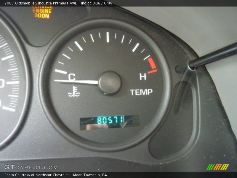 Indigo Blue / Gray 2003 Oldsmobile Silhouette Premiere AWD