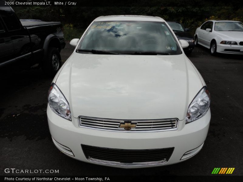 White / Gray 2006 Chevrolet Impala LT