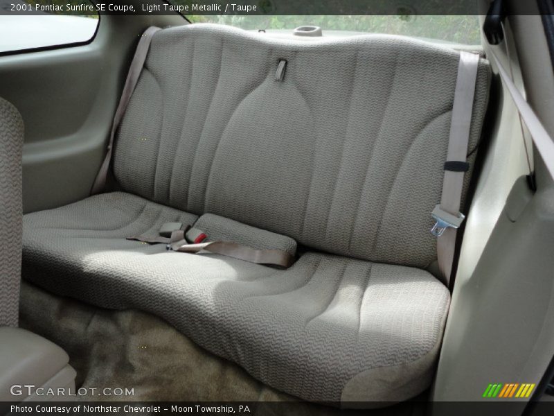 Light Taupe Metallic / Taupe 2001 Pontiac Sunfire SE Coupe