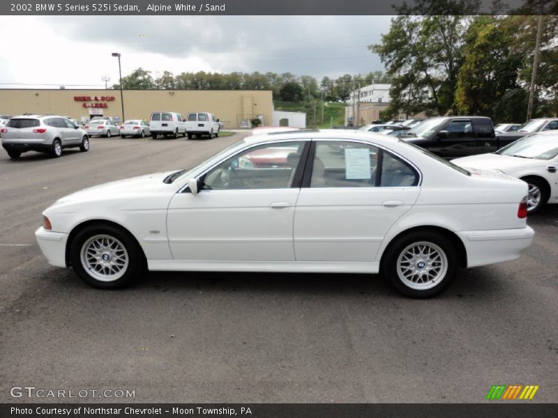 Alpine White / Sand 2002 BMW 5 Series 525i Sedan