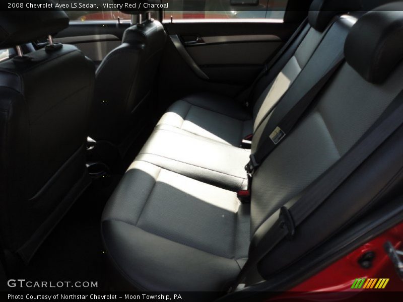 Victory Red / Charcoal 2008 Chevrolet Aveo LS Sedan