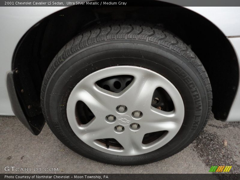 Ultra Silver Metallic / Medium Gray 2001 Chevrolet Cavalier LS Sedan