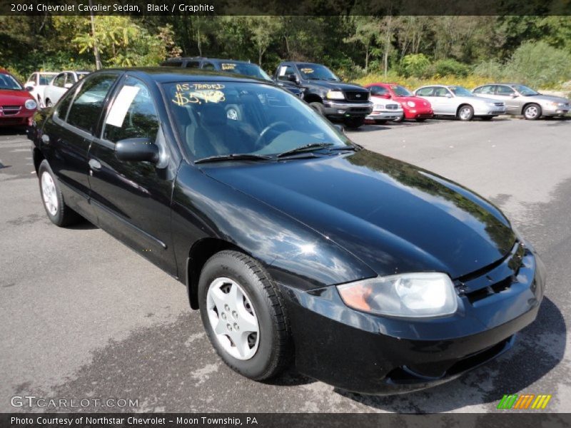 Black / Graphite 2004 Chevrolet Cavalier Sedan
