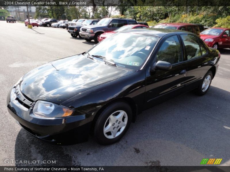 Black / Graphite 2004 Chevrolet Cavalier Sedan