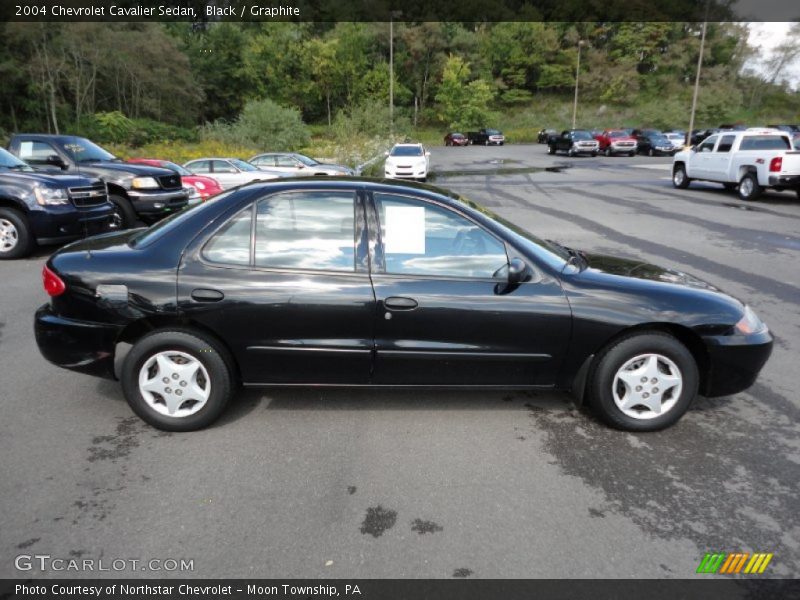 Black / Graphite 2004 Chevrolet Cavalier Sedan