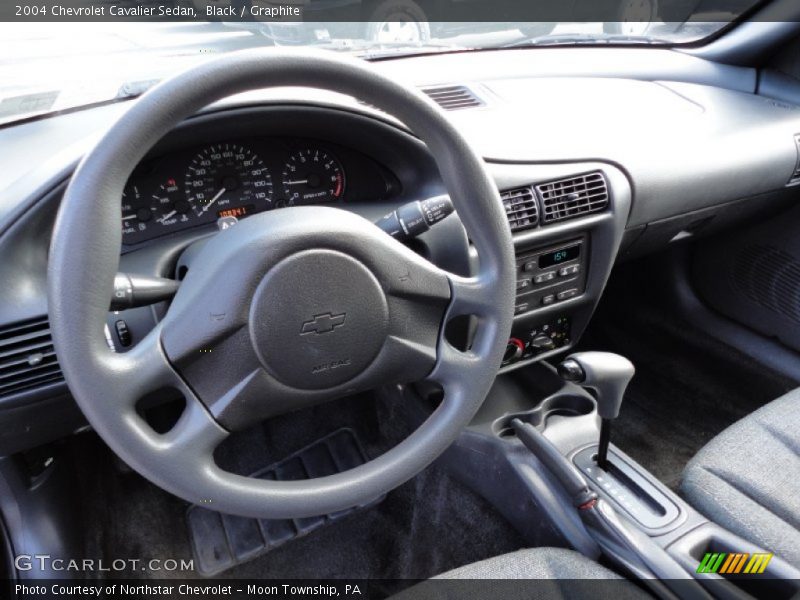 Black / Graphite 2004 Chevrolet Cavalier Sedan