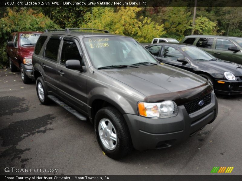 Dark Shadow Grey Metallic / Medium Dark Flint 2003 Ford Escape XLS V6 4WD