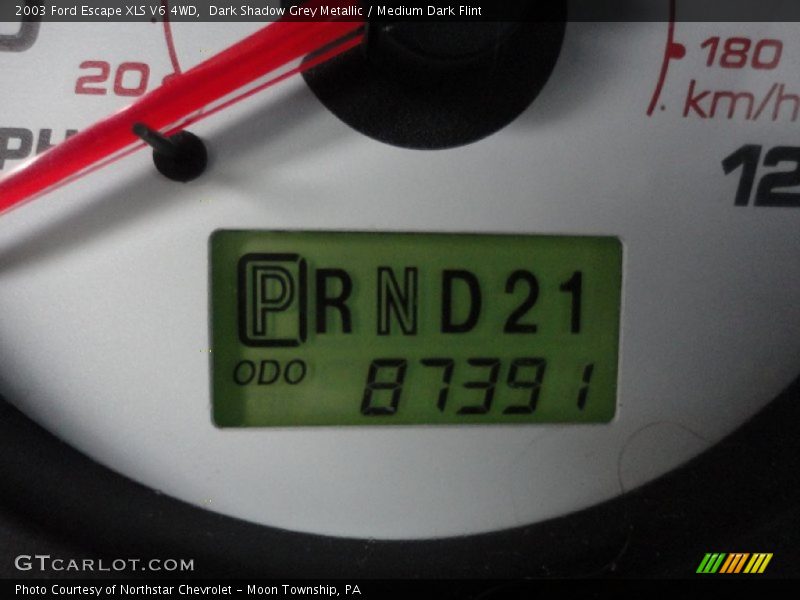 Dark Shadow Grey Metallic / Medium Dark Flint 2003 Ford Escape XLS V6 4WD