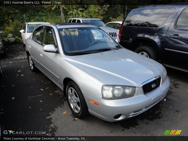 Pewter / Gray 2001 Hyundai Elantra GLS