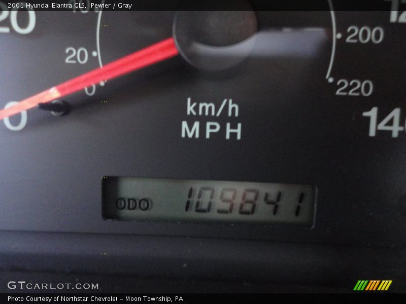 Pewter / Gray 2001 Hyundai Elantra GLS