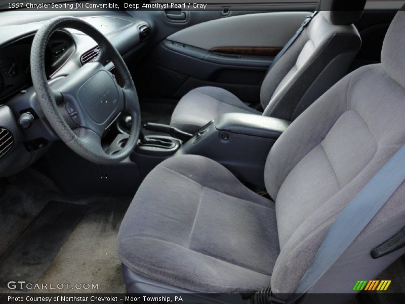  1997 Sebring JXi Convertible Gray Interior