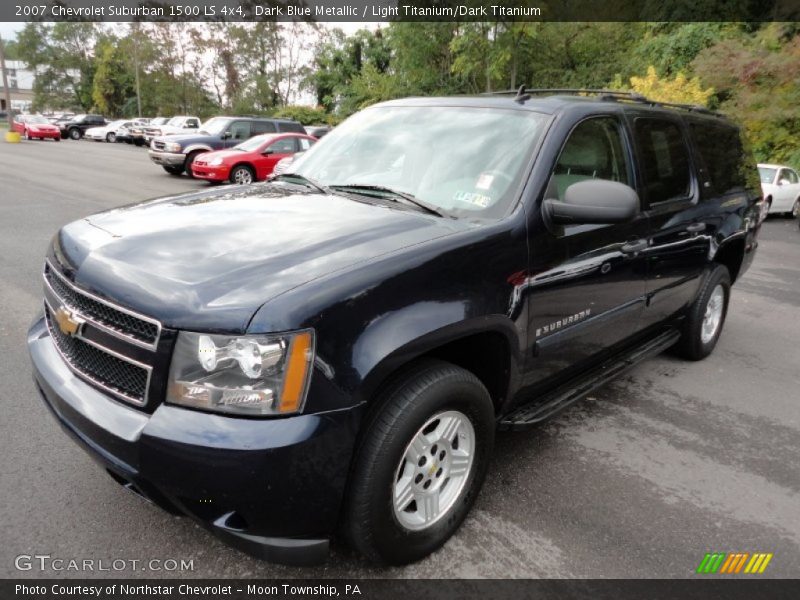 Dark Blue Metallic / Light Titanium/Dark Titanium 2007 Chevrolet Suburban 1500 LS 4x4