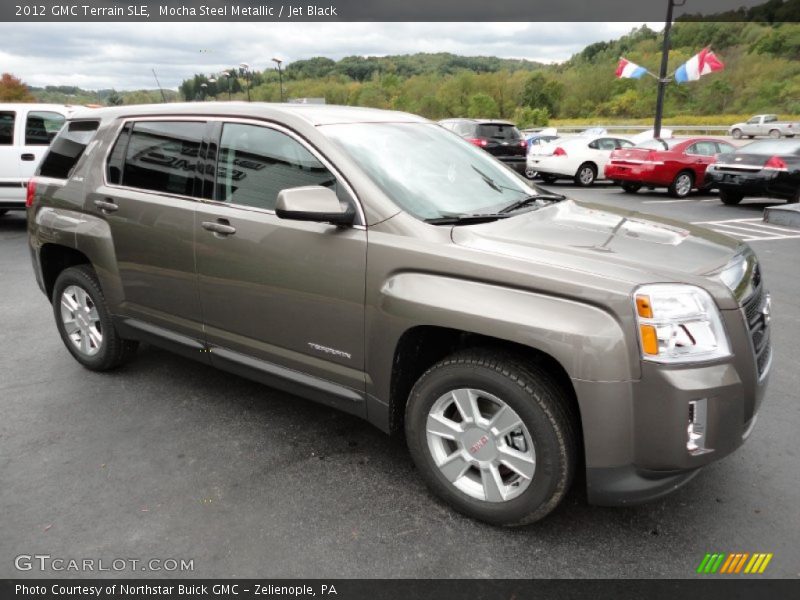 Mocha Steel Metallic / Jet Black 2012 GMC Terrain SLE