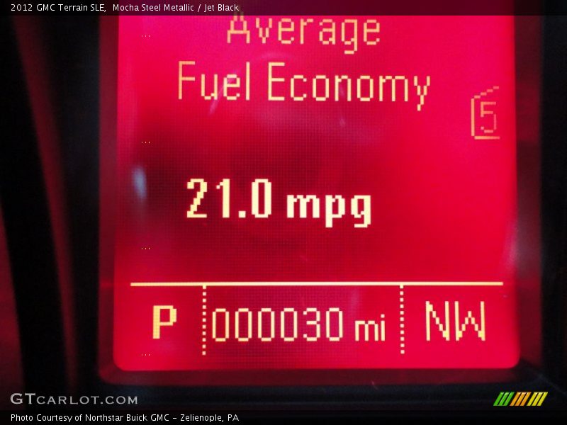 Mocha Steel Metallic / Jet Black 2012 GMC Terrain SLE