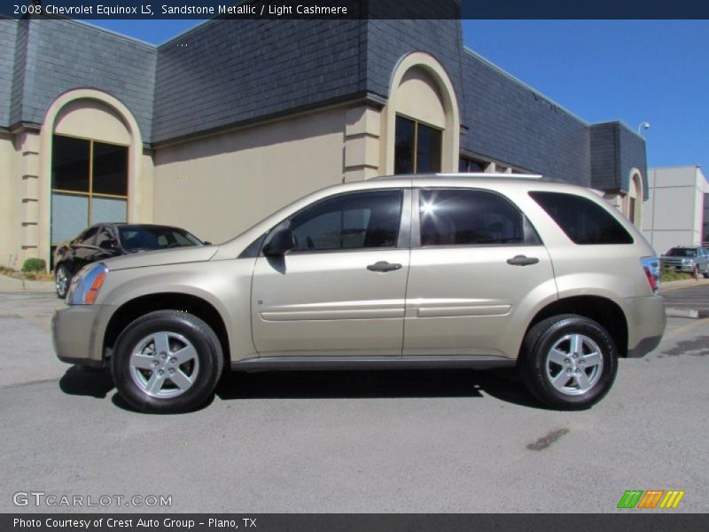 Sandstone Metallic / Light Cashmere 2008 Chevrolet Equinox LS