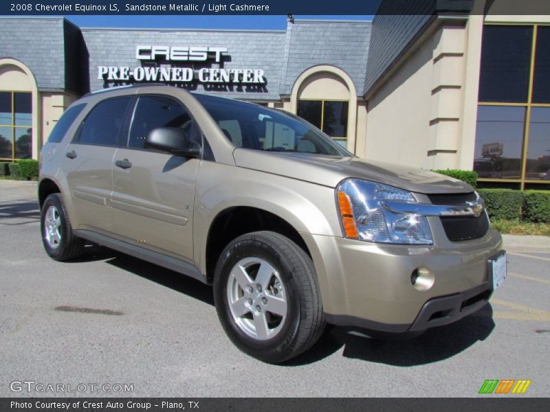 Sandstone Metallic / Light Cashmere 2008 Chevrolet Equinox LS