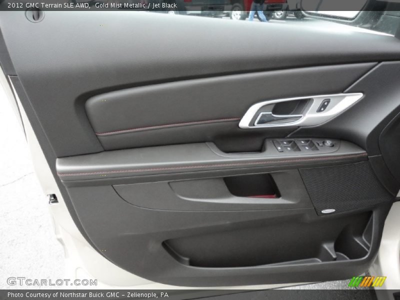 Gold Mist Metallic / Jet Black 2012 GMC Terrain SLE AWD