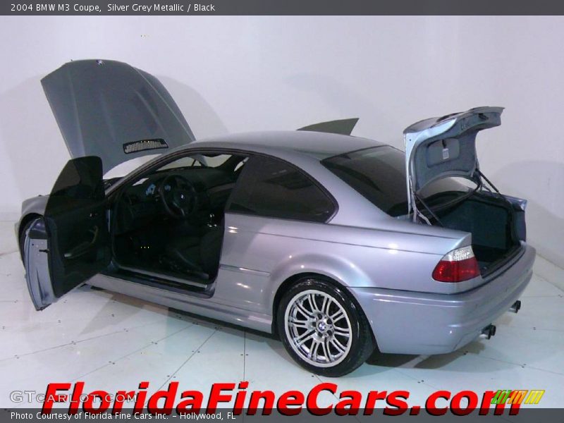 Silver Grey Metallic / Black 2004 BMW M3 Coupe