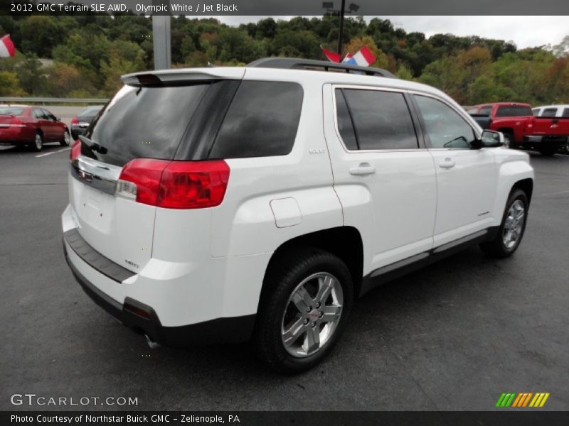 Olympic White / Jet Black 2012 GMC Terrain SLE AWD