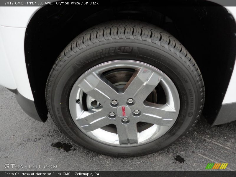 Olympic White / Jet Black 2012 GMC Terrain SLE AWD