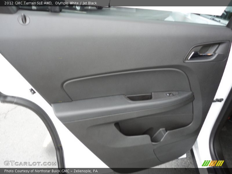 Olympic White / Jet Black 2012 GMC Terrain SLE AWD