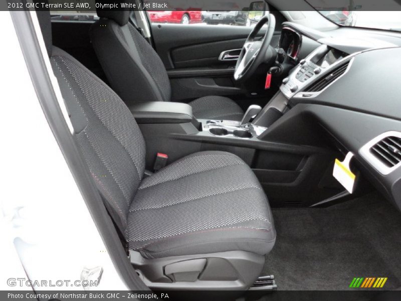 Olympic White / Jet Black 2012 GMC Terrain SLE AWD